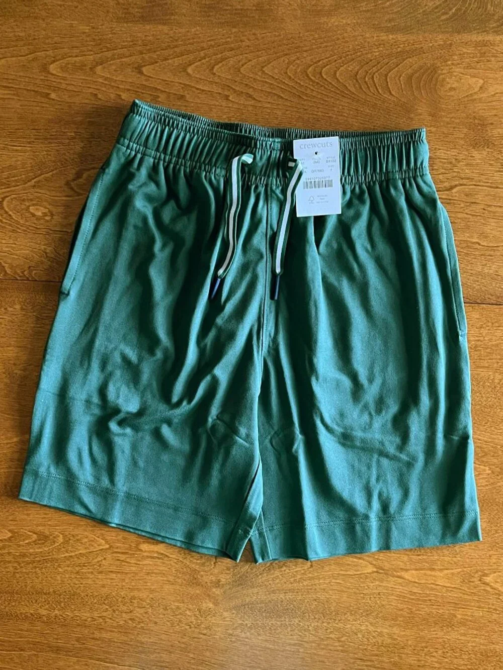 J. Crew forest green tech shorts 7 NWT